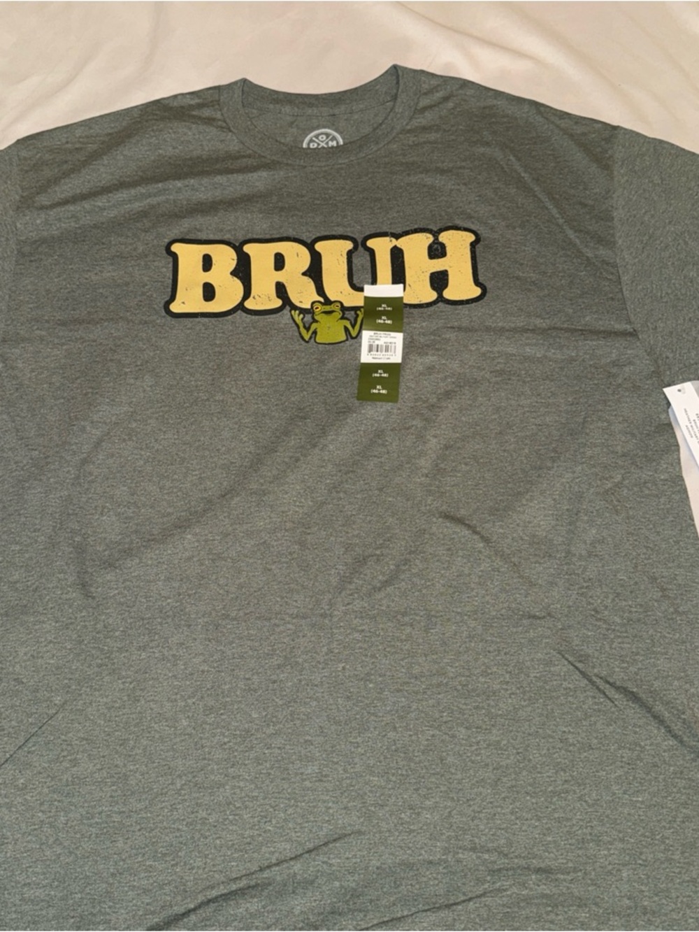 BRUH Graphic Short Sleeve T-Shirt - Gray